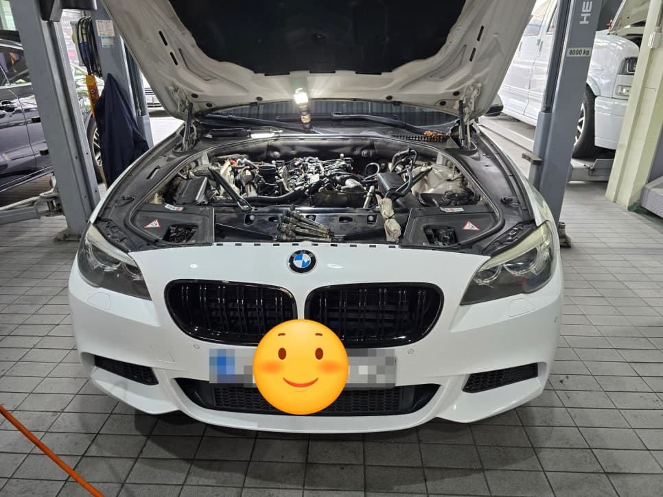 BMW 520d 흡기·인젝터·DPF 탈거 클리닝