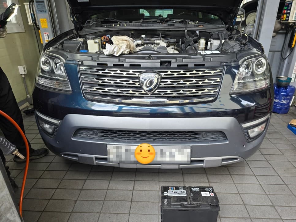 모하비, 인젝터 탈거 클리닝
