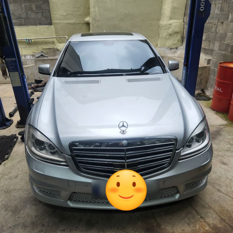 벤츠 S350 입고 차량